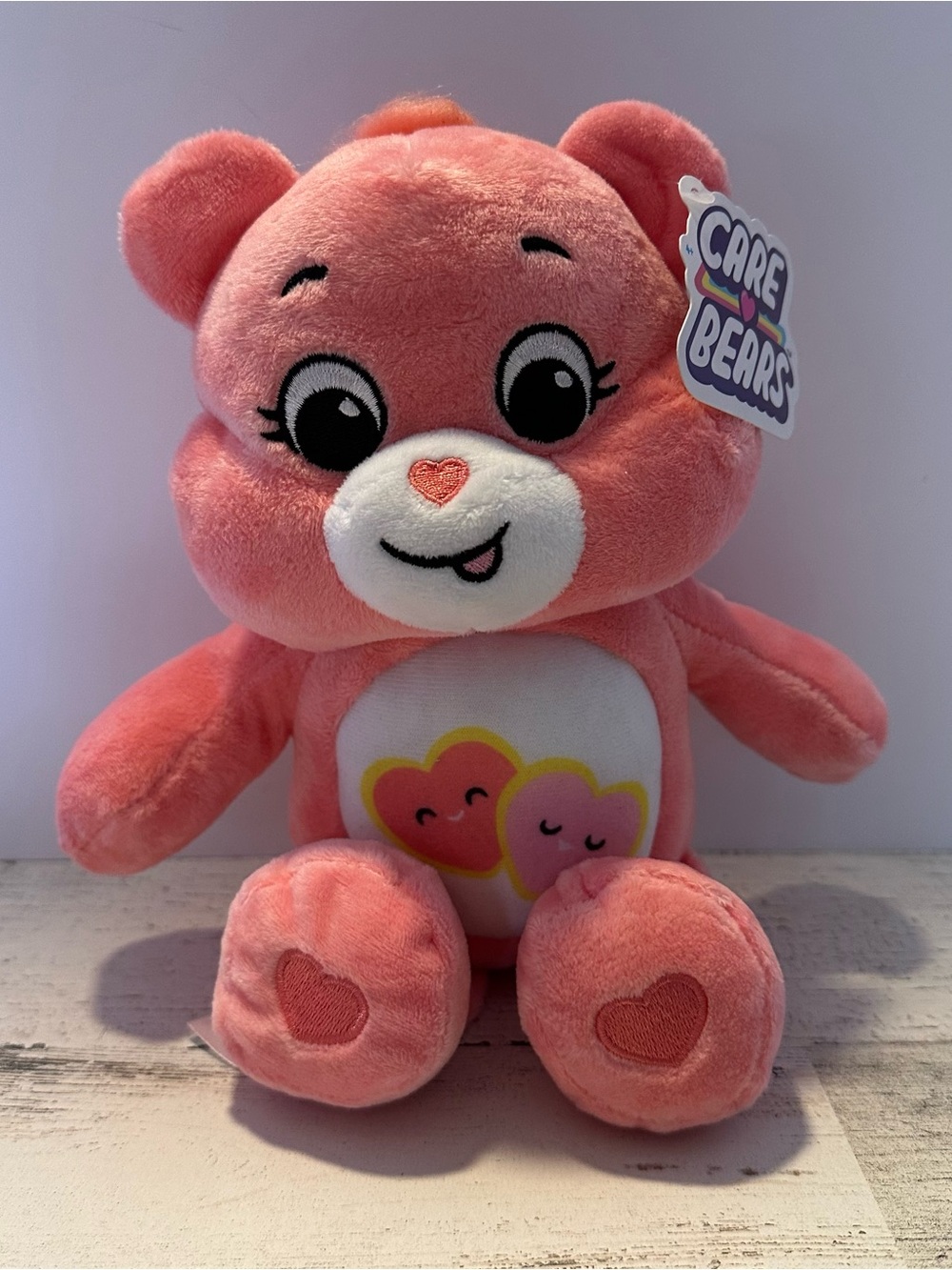 Care Bears Love-a-Lot Bear Plush Toy NEW